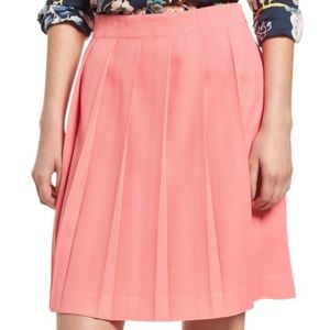 NWT J. Crew Pleated Midi Skirt